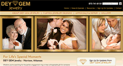 Desktop Screenshot of deygemjewelry.com