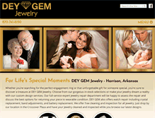 Tablet Screenshot of deygemjewelry.com